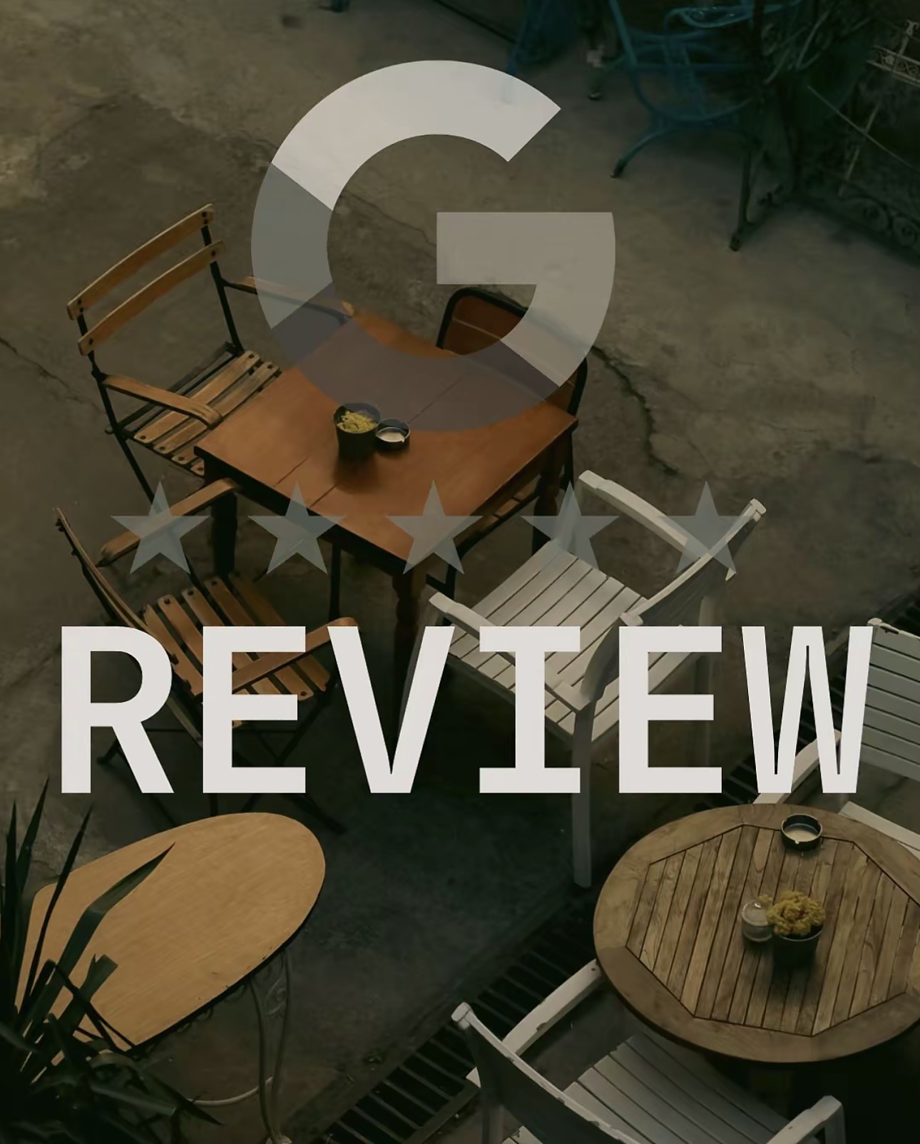 Five-star Google review visual